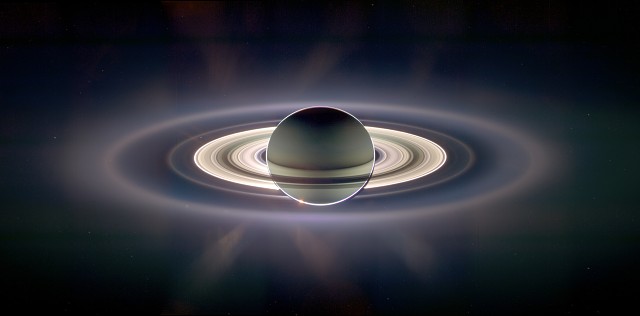 Saturn Backlit